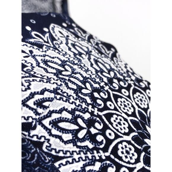 VTG Signature by Robbie Bee Mandala Side Tie Dress Plus 3X Boho Hippie Celestial - Picture 5 of 8